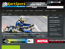 Tablet Screenshot of kartsport.org.nz